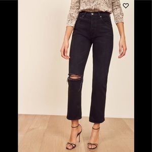 Reformation high waisted button fly Natasha jeans